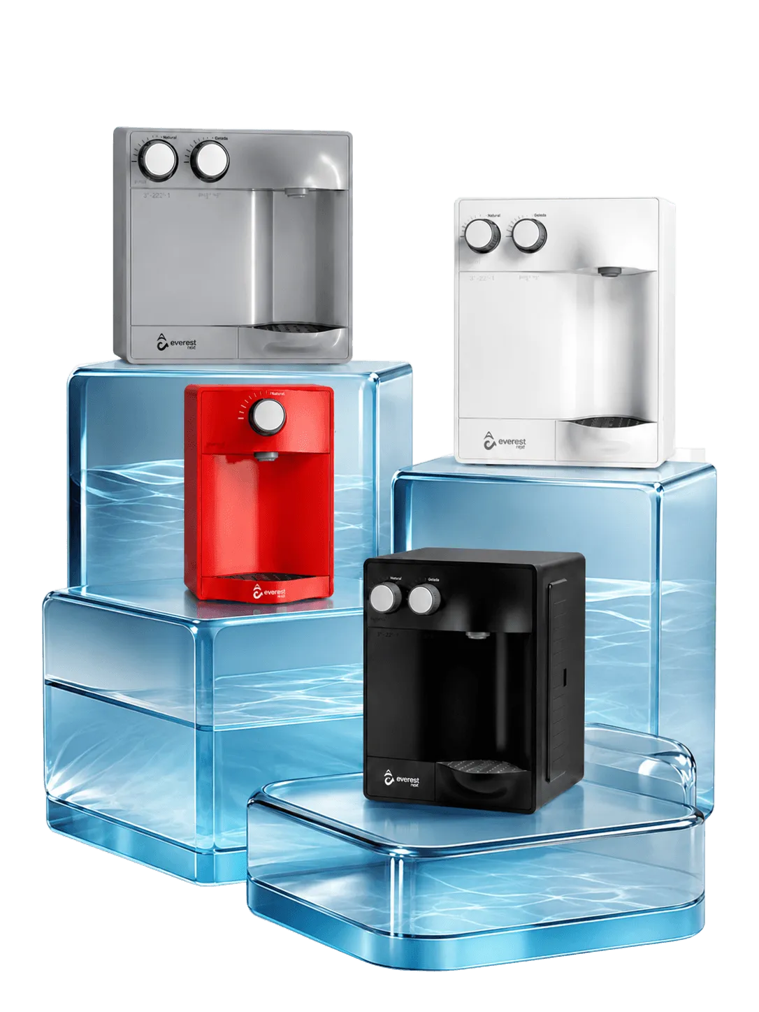 Linha de purificadores Everest — modelos para casa, empresa e clínica em Rio Preto